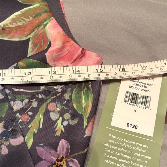 Melonie T Womens Belted Sleeveless Floral Evening Gown - Picture 13 of 13